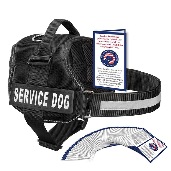 Service Dog Harness Black