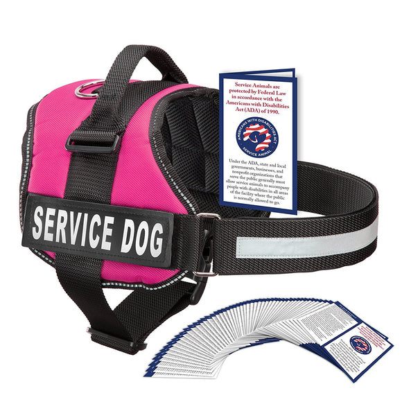 Service Dog Harness Hot Pink